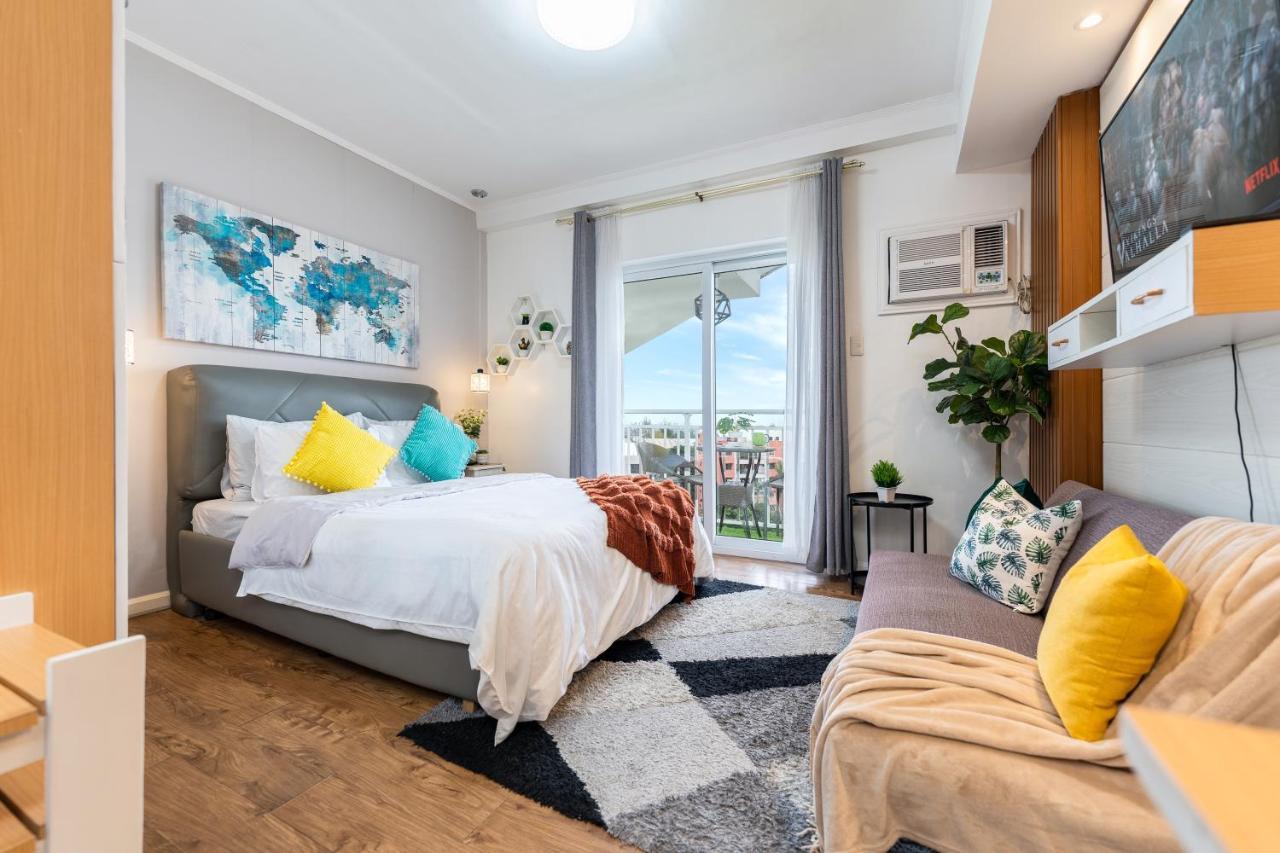 막탄 Amani 729, 3 Minutes To Airport,With Gym & Pool,100Mbps Wifi,Free Netflix 아파트 외부 사진